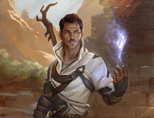 Image dragon age inquisition, illustration, art, Obi-Wan Kenobi, fictional character