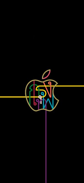 Manzana, Apple, IPhone, Diseño Gráfico, Geometría. Wallpaper in 1420x3073 Resolution