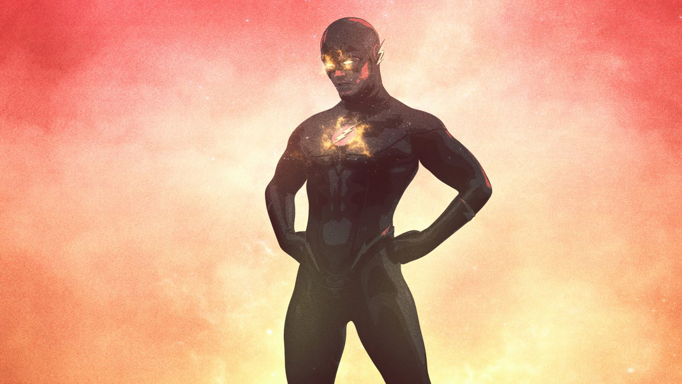 海报, 超级英雄, 设计师, 艺术, 闪巴里*艾伦 壁纸 3200x1800 允许