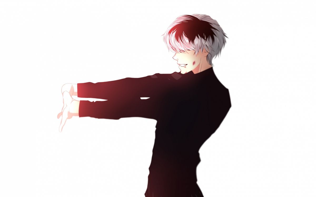 肯kaneki, 东京食尸鬼, 手臂, 食尸鬼, 女孩 壁纸 2560x1600 允许