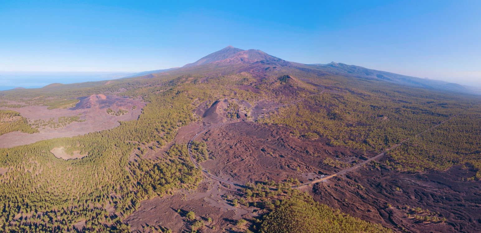 死火山, 安装的风景, 屏蔽火山, 地质学, 多山的地貌 壁纸 3000x1456 允许