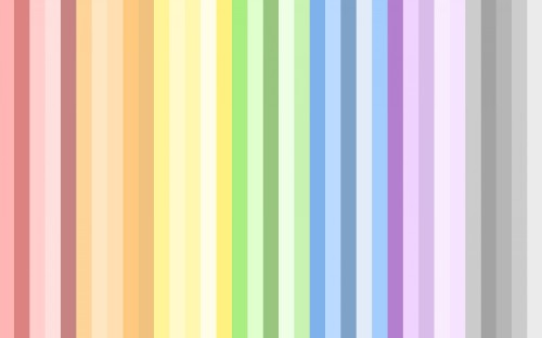 Image yellow pink and green striped illustration