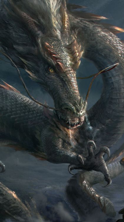 Dragon, Dragon Chinois, Art, L'art de Couverture, Dragon Vietnamien. Wallpaper in 1080x1920 Resolution