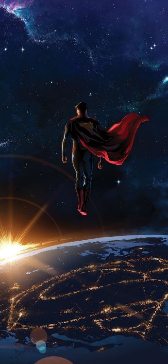 Superman, Superman American Alien 2015-1, Superman American Alien 2015-2, dc Comics, Batman. Wallpaper in 1080x2340 Resolution