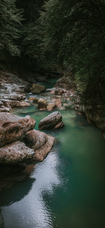 Image river, body of water, nature, water resources, stream