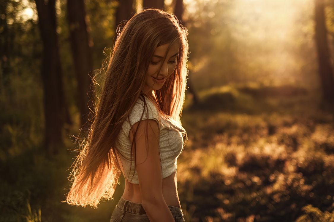 Offener Mund Marlen Valderrama Alvarz, Haar, Braune Haare, Atmosphäre, Lächeln. Wallpaper in 3840x2559 Resolution