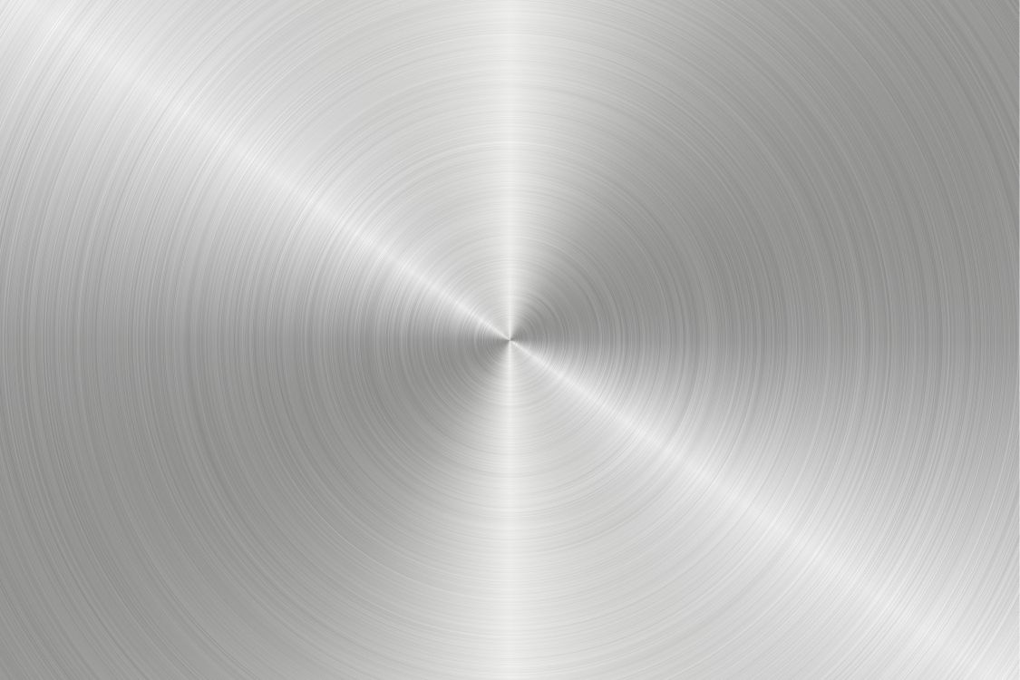 Runde Edelstahlplatte Auf Weißer Oberfläche. Wallpaper in 3000x2000 Resolution