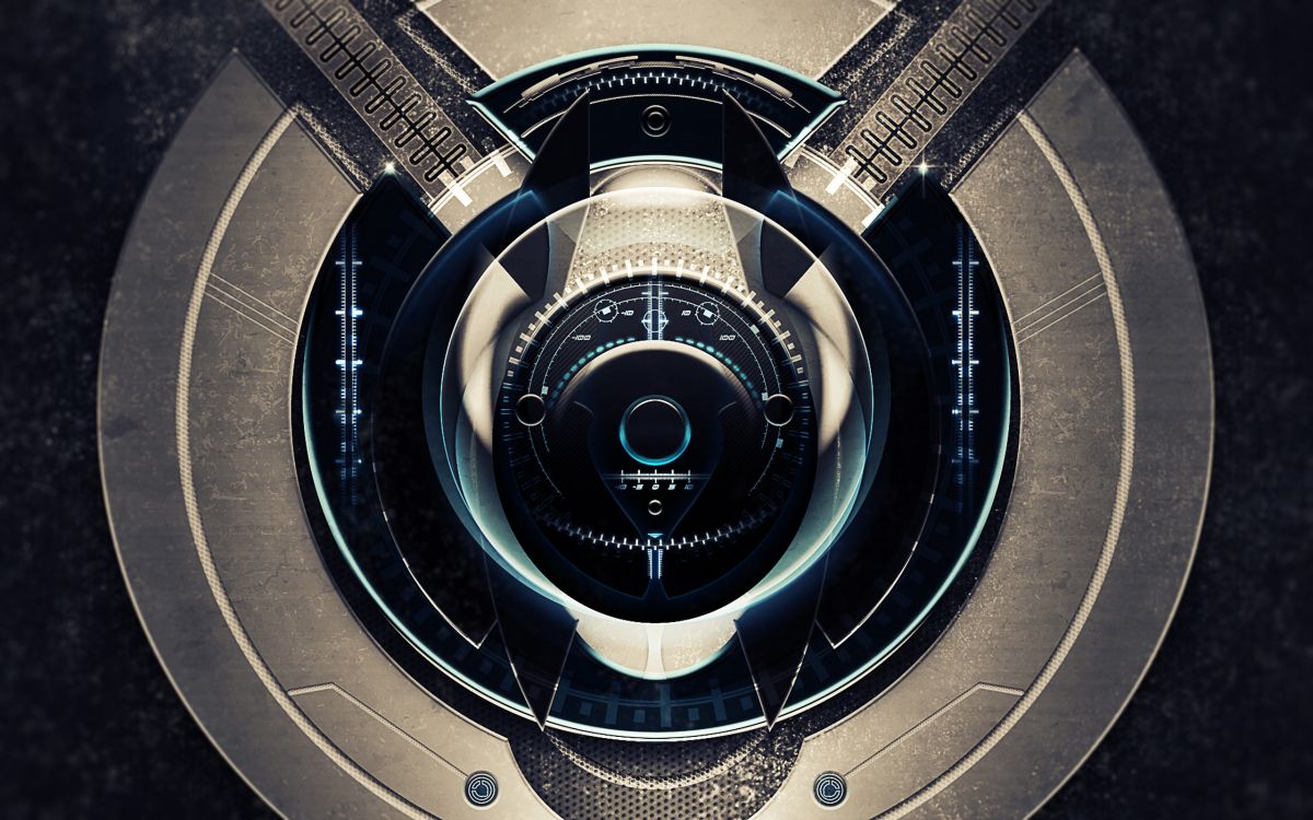 Appareil Rond Noir et Argent. Wallpaper in 2560x1600 Resolution