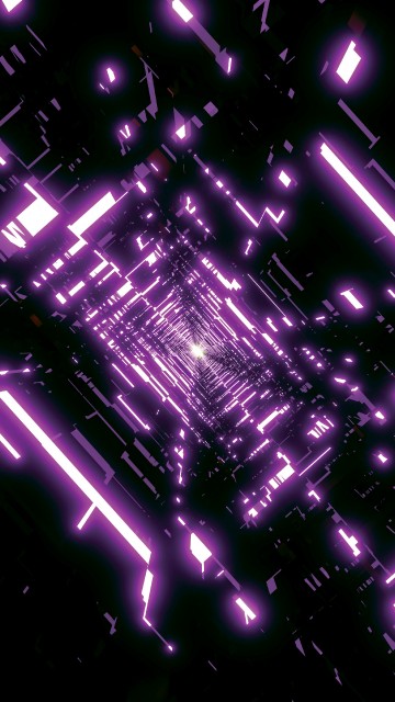 Image white and blue light streaks
