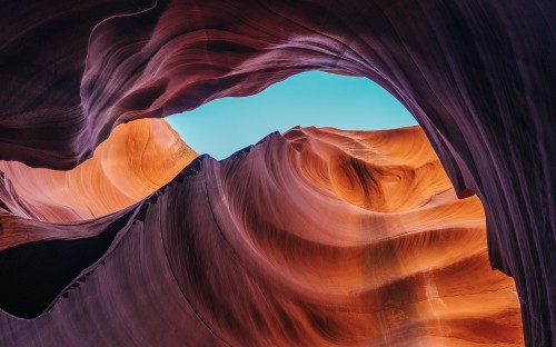 Image brown and white rock formation