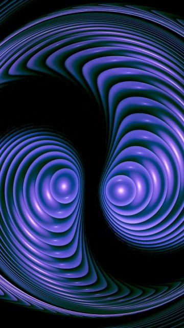 Image fractal art, digital art, art, fractal, blue