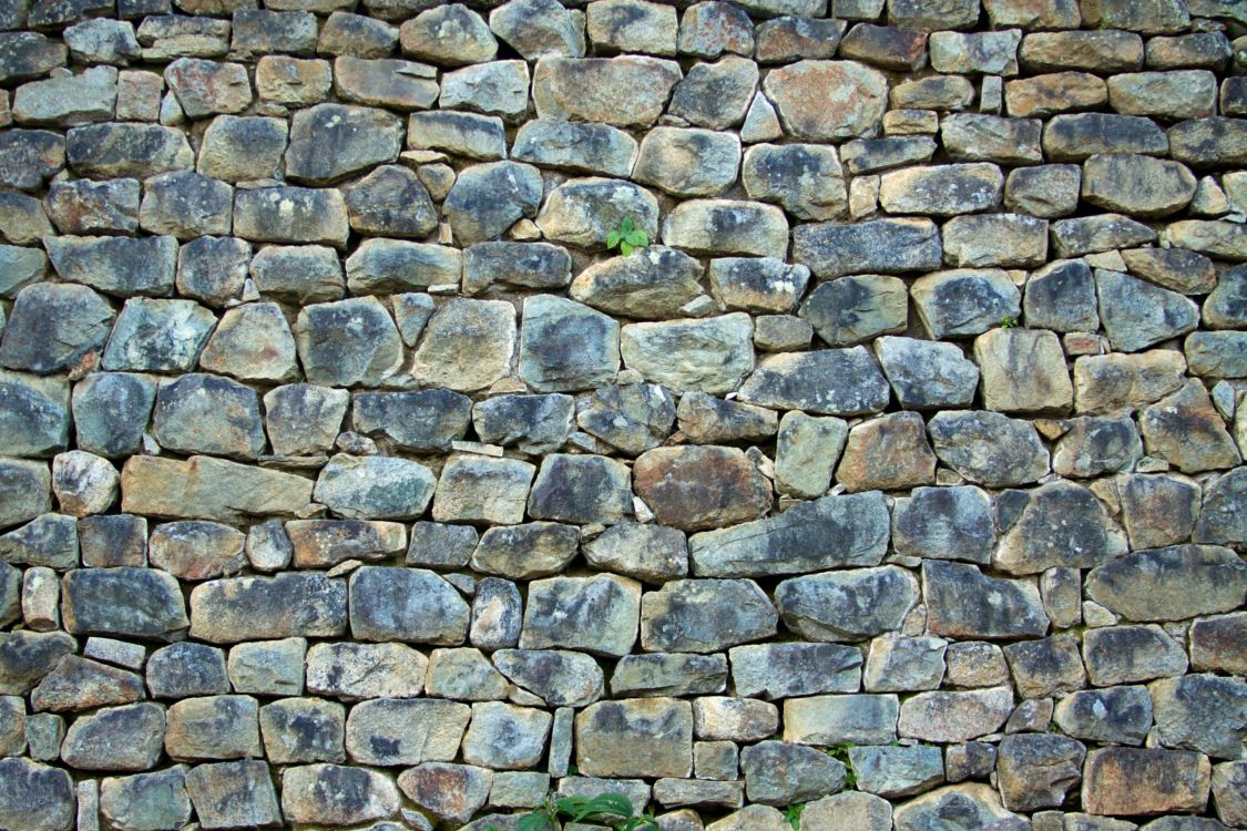 Mur de Briques Brunes et Grises. Wallpaper in 2880x1920 Resolution