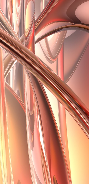 Image red and white abstract painting