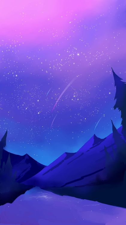 Atmosphère, Blue, Lumière, Purple, Noir. Wallpaper in 2160x3840 Resolution