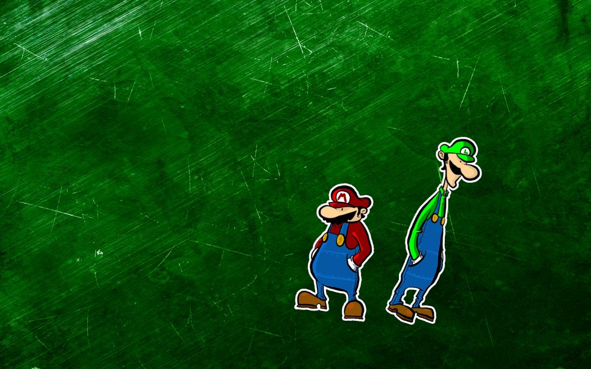 Luigi, Mario, Toad, Green, Super Mario Bros. Wallpaper in 1920x1200 Resolution