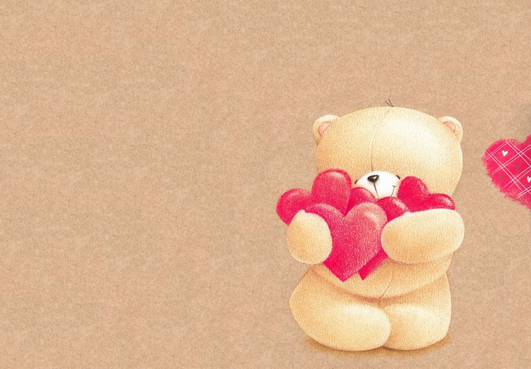 毛绒, 泰迪熊, 毛绒玩具, 熊, 友谊 壁纸 2018x1402 允许