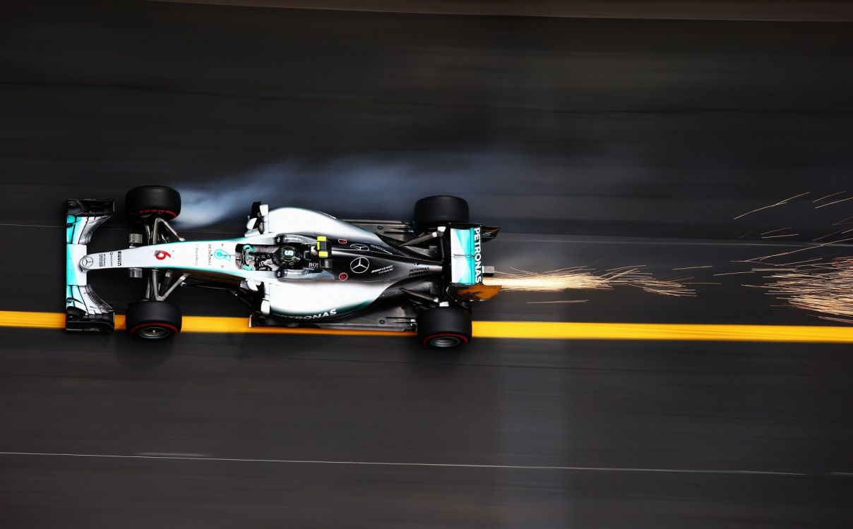 奔驰amg Petronas F1车队, 摩纳哥大奖赛, 麦克拉伦, 一级方程式赛车, 汽车赛车 壁纸 1920x1192 允许