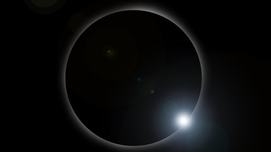 Image black and white planet illustration
