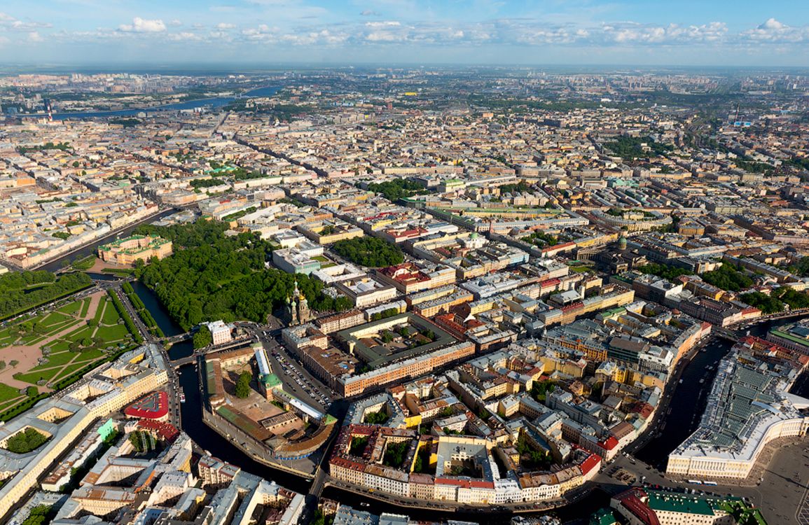 aerial view of city buildings during daytime