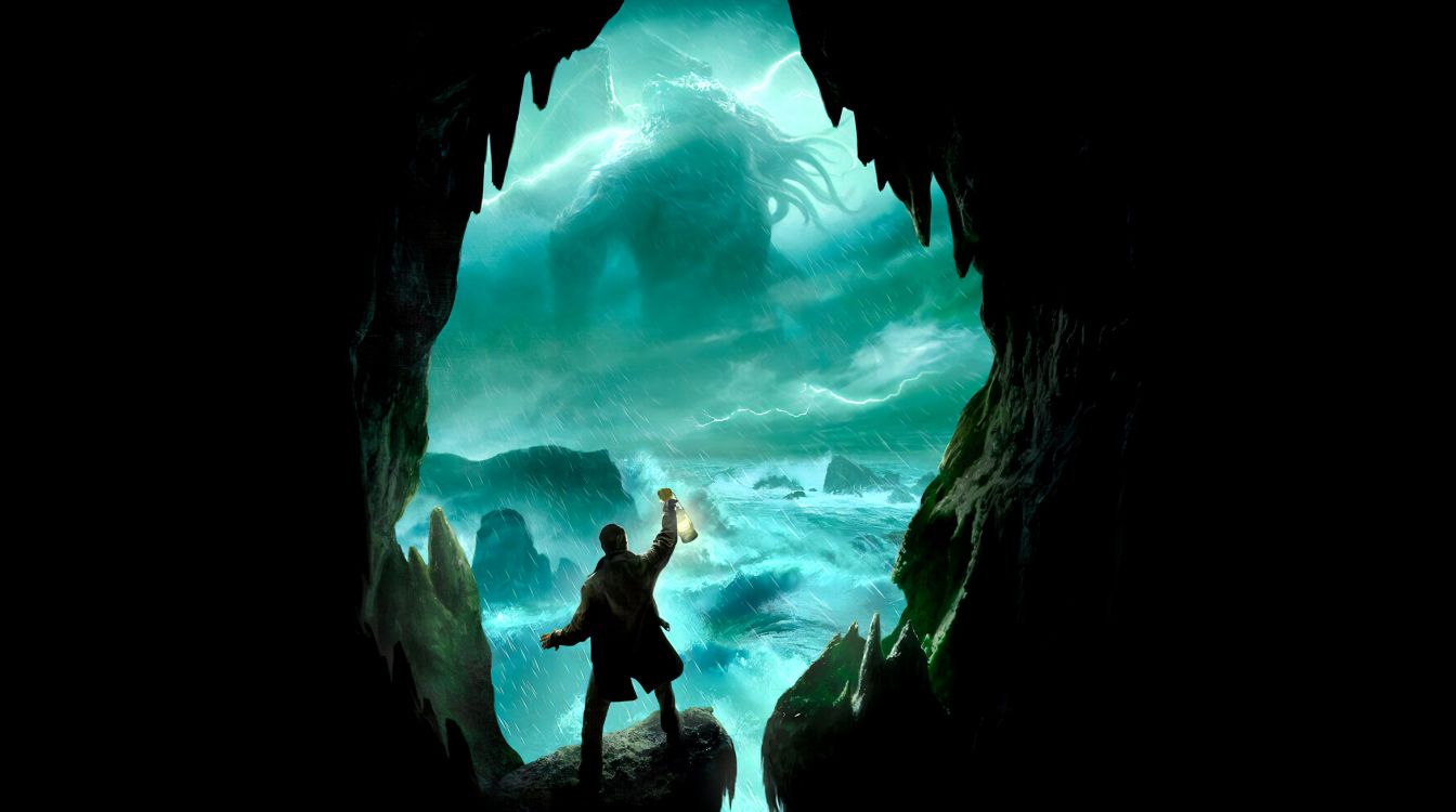 Cthulhu, Cueva, Glaciar de Terreno, la Cueva de Hielo, Cueva Del Mar. Wallpaper in 7072x3944 Resolution