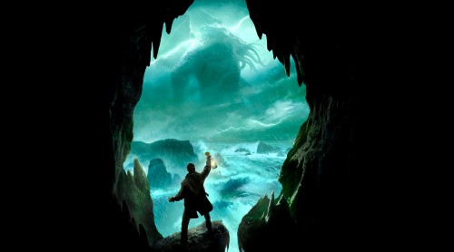 Image Cthulhu, cave, glacial landform, ice cave, sea cave