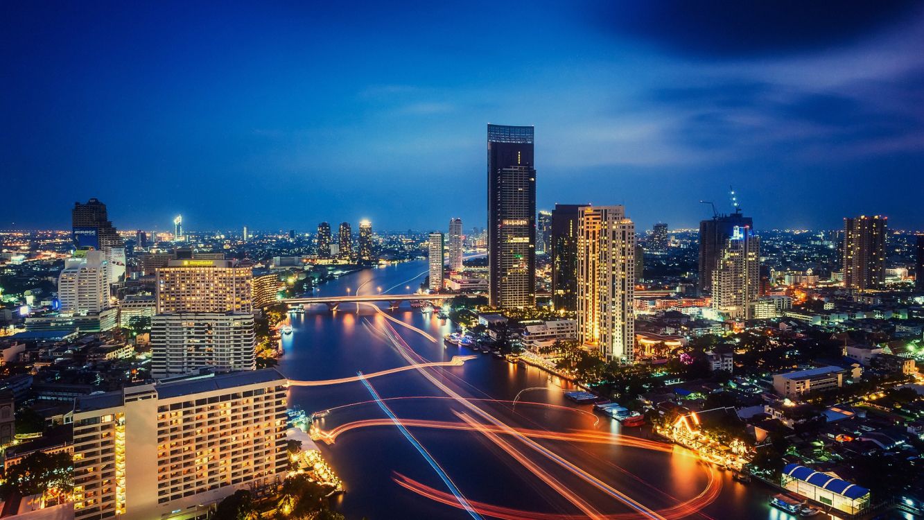 time lapse photography of city lights during night time