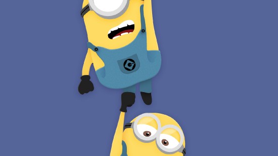 Three Minions In White Ash Background HD Minions Wallpapers  HD Wallpapers   ID 64809