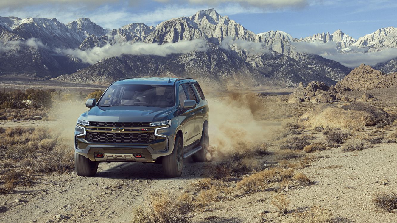 通用汽车, Gmc, 2021 Chevrolet Tahoe Z71, 轮胎, 汽车轮胎 壁纸 5120x2880 允许