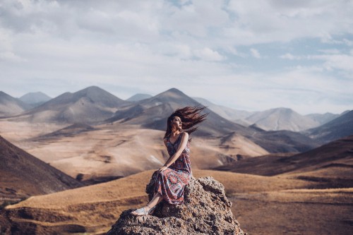 Image lucid dream, dream, mountainous landforms, mountain, rock