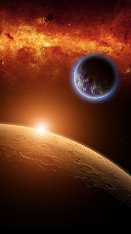 空间, 马头星云, 火星云, Carina星云, 明星 壁纸 1080x1920 允许