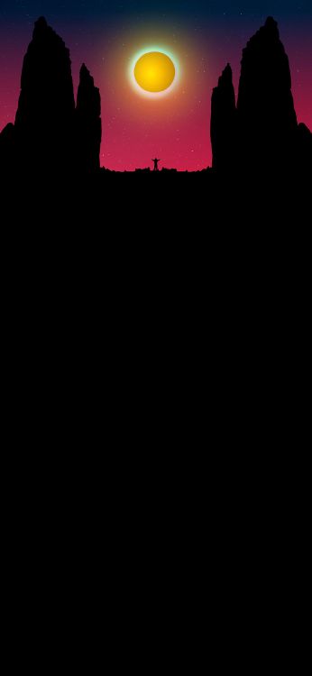 Noir, de Teintes et de Nuances, Rectangle, Magenta, Symétrie. Wallpaper in 1080x2340 Resolution