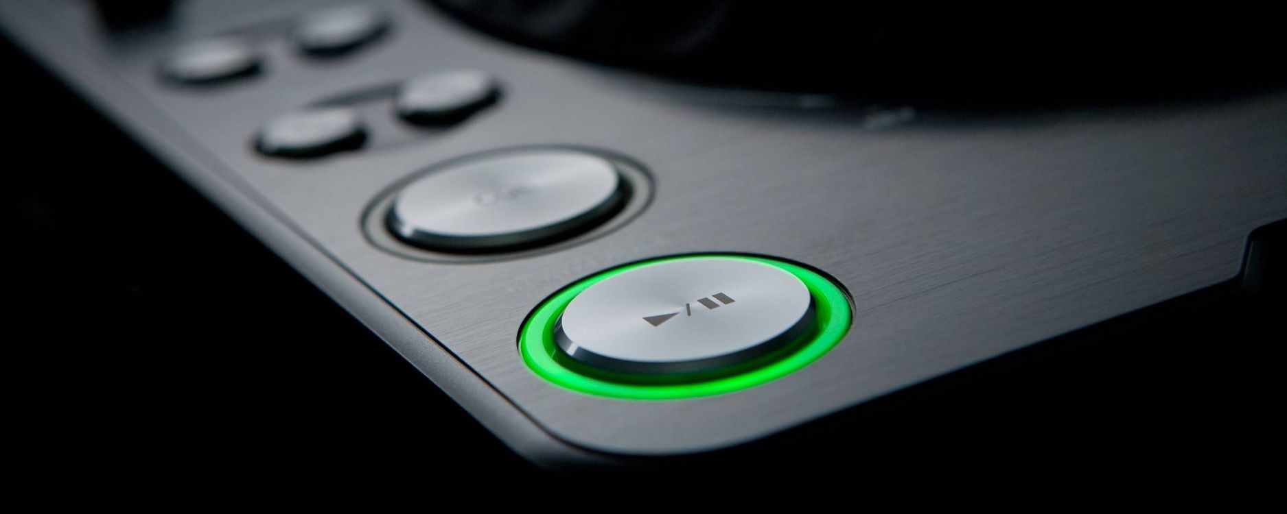 black and green remote control