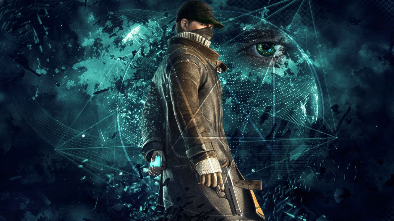 Watch Dogs 2, Watch Dogs, Aiden Pearce, Diseño Gráfico, Composición Digital. Wallpaper in 2048x1152 Resolution