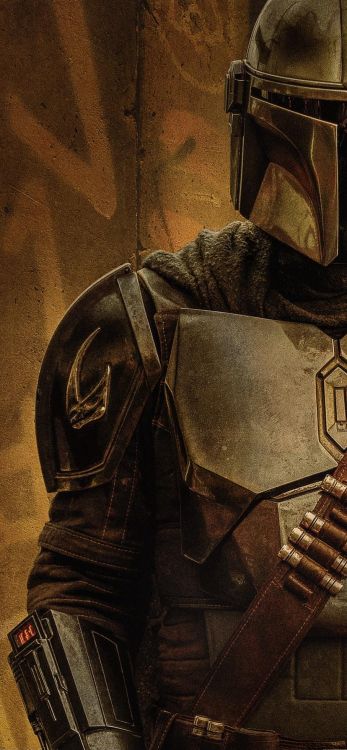 The Mandalorian, Grogu, 星球大战, 艺术, 扇子的艺术 壁纸 831x1791 允许