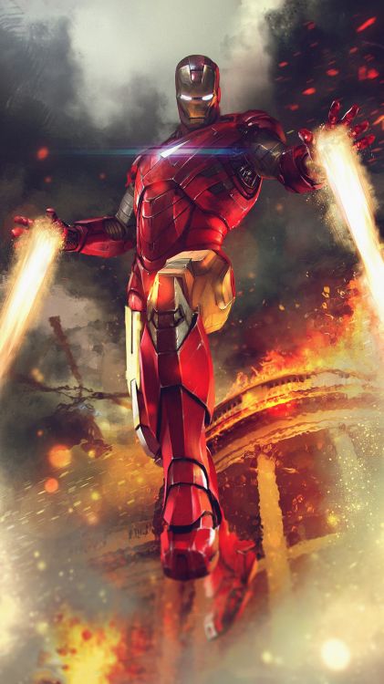 Marvel, 复仇者, 红色的, 超级英雄, 盔甲 壁纸 1080x1920 允许