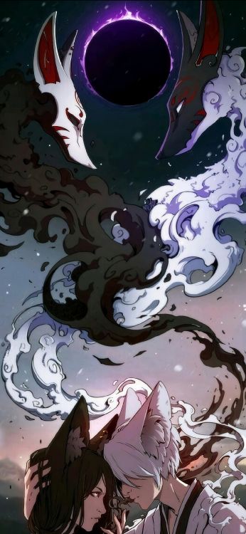 卡通, 艺术, 绘画, 扇子的艺术, 想法 壁纸 1080x2340 允许