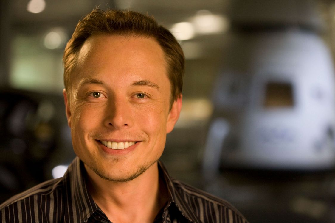 Elon Musk, SpaceX, la Expresión Facial, Sonrisa, Ceja. Wallpaper in 4368x2912 Resolution