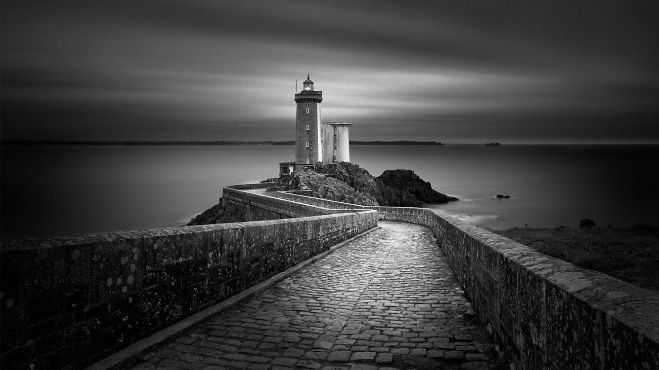 plouzane france lighthouse, le phare du petit minou, Lighthouse, brest, water