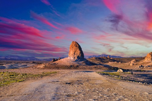 Image Trona Pinnacles, cloud, natural landscape, plant, mountain