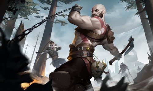 Image god of war, kratos, god of war iii, pc game, games