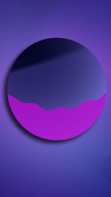 Image purple and white round illustration