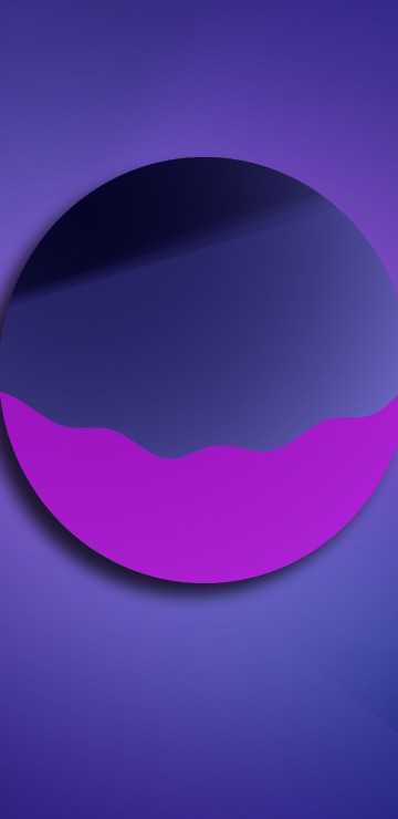 Image purple and white round illustration
