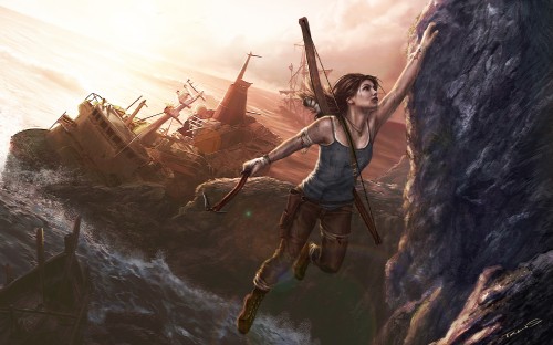 Image tomb raider, lara croft, lara croft tomb raider, art, mythology