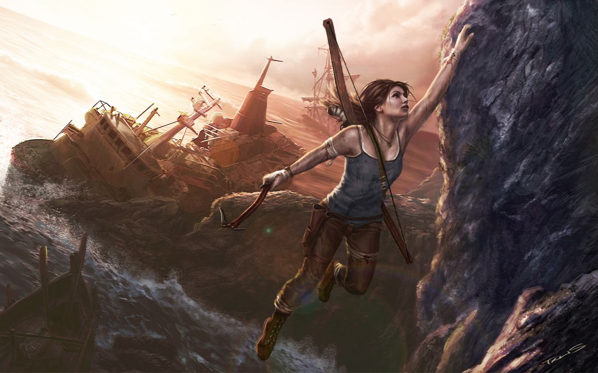 Tomb Raider, Lara Croft, Lara Croft Tomb Raider, Art, la Mythologie. Wallpaper in 2880x1800 Resolution