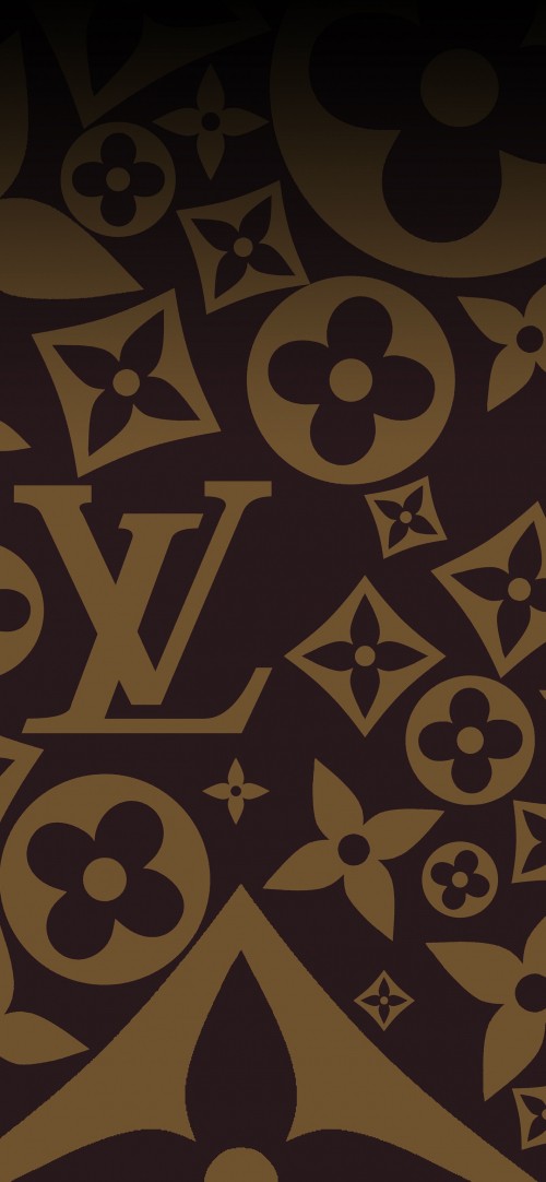 Download Brown Louis Vuitton Designer Wallpaper