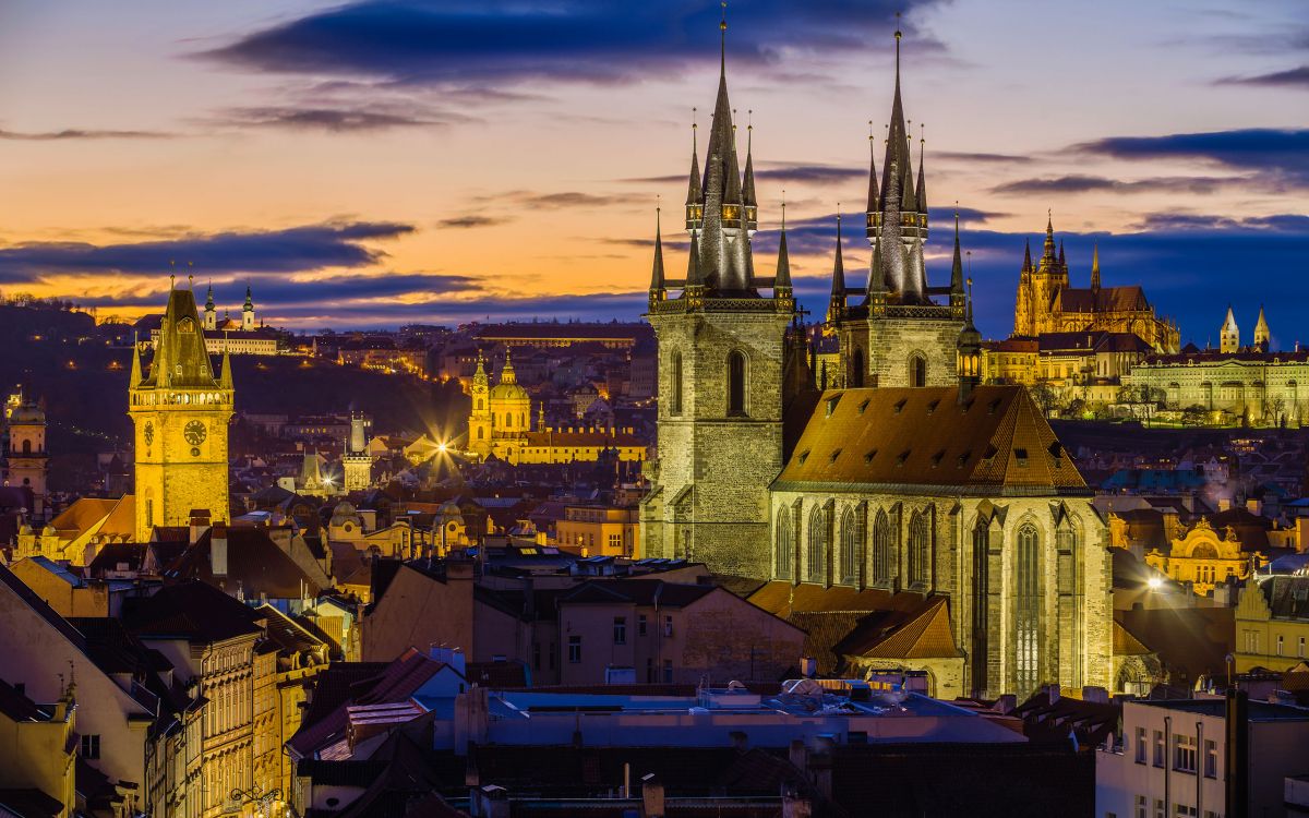 里程碑, 城市, 城市景观, 大都会, 晚上 壁纸 2560x1600 允许