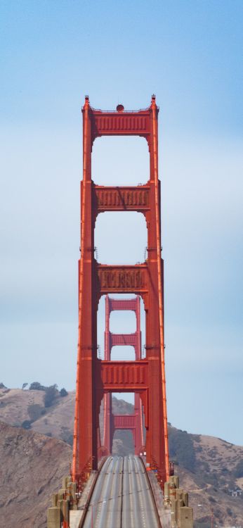 Paysage de San Francisco, San Francisco, Art, Façade, Symétrie. Wallpaper in 1290x2796 Resolution