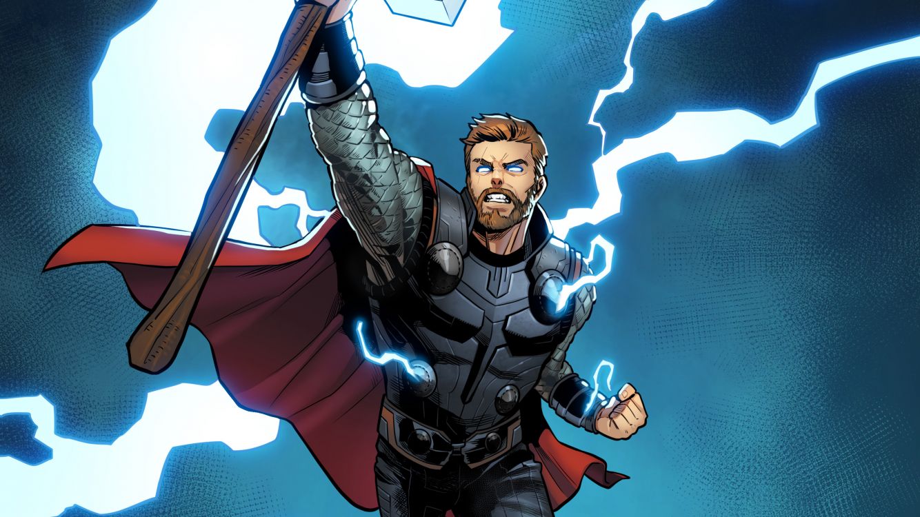 Mann im Schwarzen Und Roten Anzug Mit Schwertillustration. Wallpaper in 2894x1627 Resolution