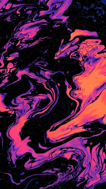 Disques de Cactus Jack, Art, Liquid, Peinture D'art, Fluide. Wallpaper in 1440x2560 Resolution