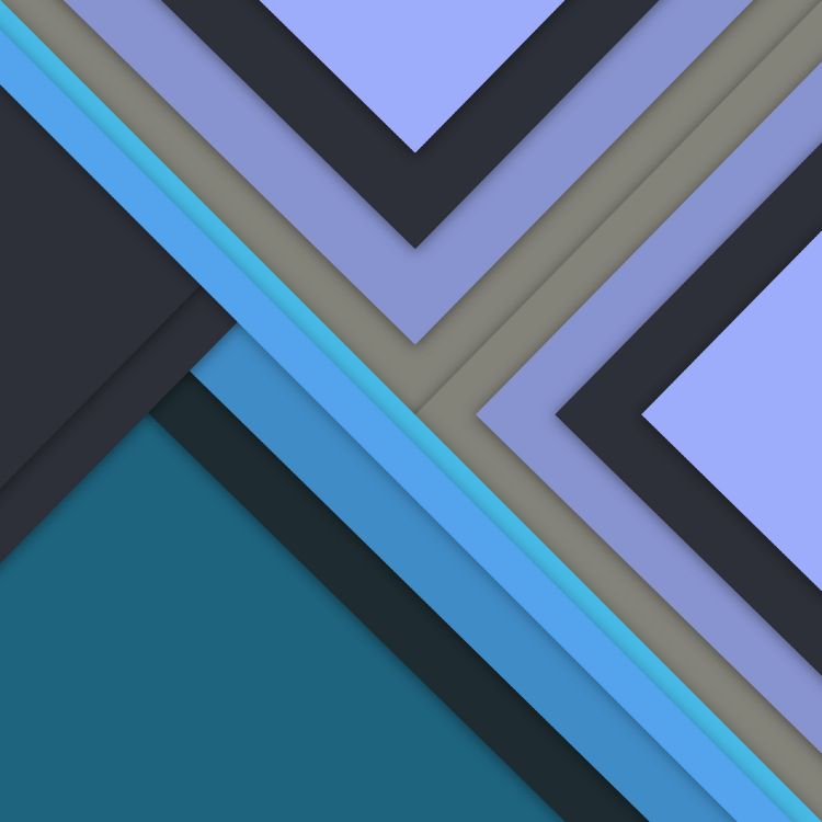 Blau-weißes Und Schwarzes Textil. Wallpaper in 2560x2560 Resolution
